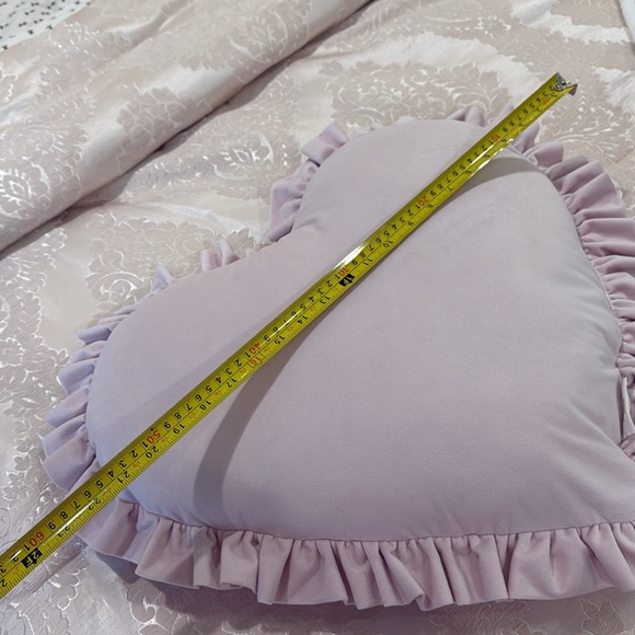 LARGE HEART SHAPED THROUGH PILLOW BY LILLIAN AUGUST HOME - Picture 9 of 11